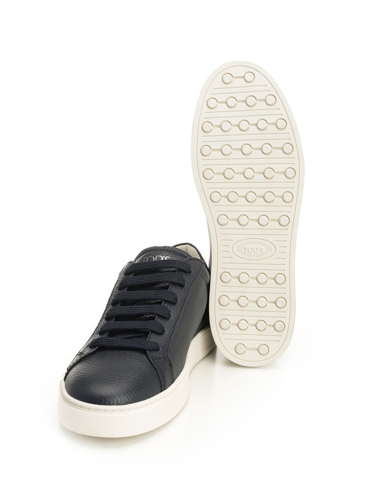 Tod'S Leather Sneakers - Blue | 308cbe573a0a6dab41d5126aef03823797064dcc