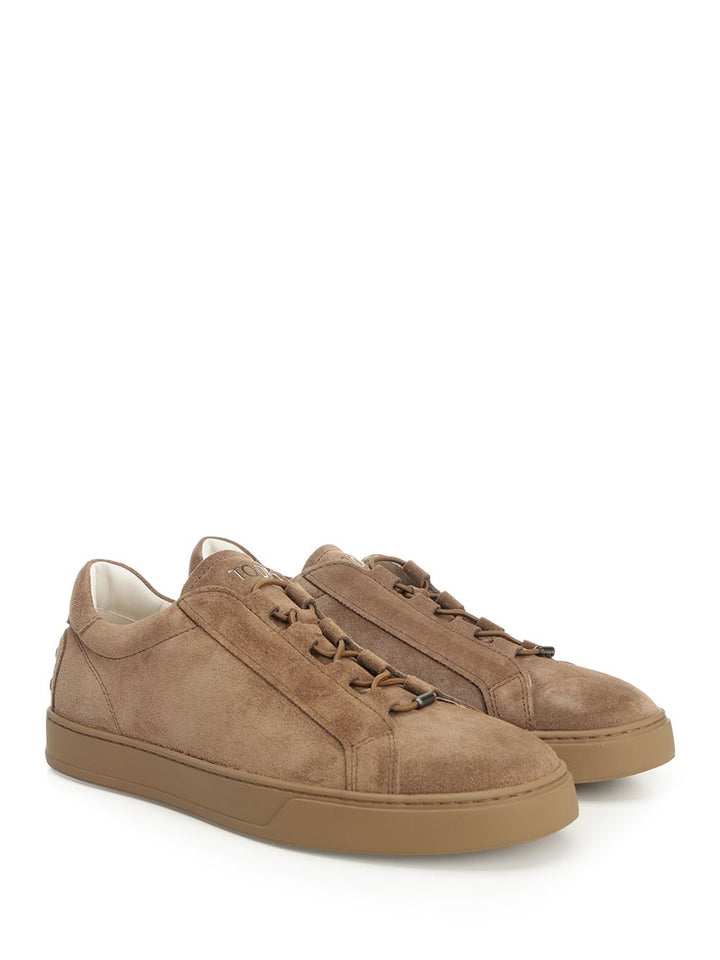 Tod'S Suede Sneakers - Beige | 6639bb6745b61953e7ad9ae145b1df3a7d2b563c