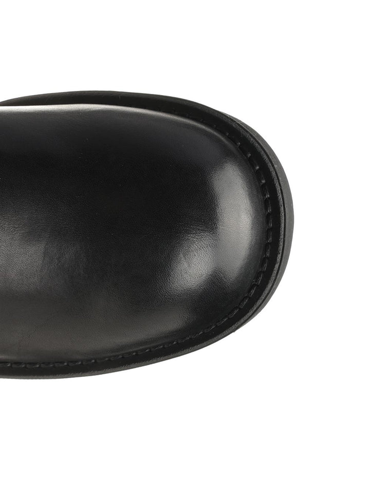 Mm6 Maison Margiela Mm6 Maison Margiela Derby In Leather Lace-Up Shoes - Black | 22b2963bbb1ea1d7f76829482c46b7c8c094d222