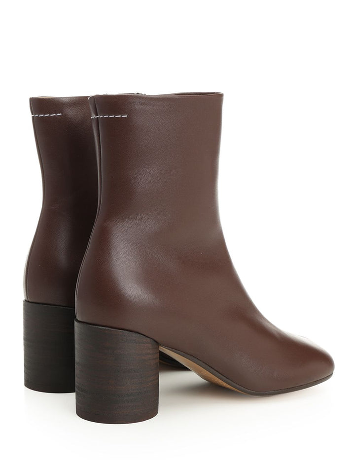 Mm6 Maison Margiela Anatomical Ankle Boots - Brown | a3879fabab3b6b146550aa94df43000c0b1abcd7