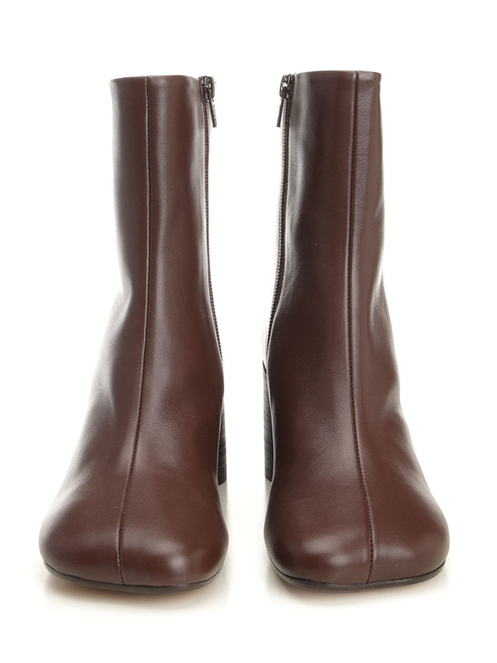 Mm6 Maison Margiela Leather Ankle Boots - Brown | 17d3976a7d467fb1d12ffe8df7af82905a7d73b5