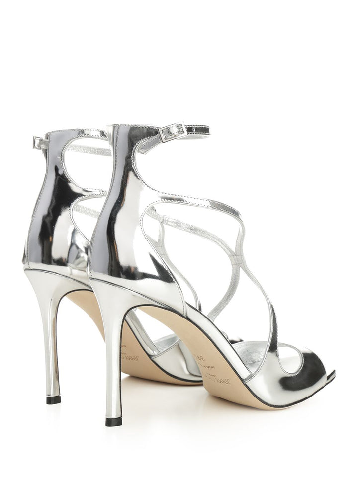 Jimmy Choo Azia 95 Sandals - Silver | 0a10ad81d970296d79d0cf02c9142d54b5377e98