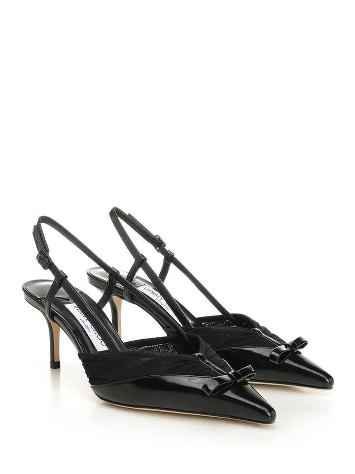 Jimmy Choo Afia Mesh Décolleté 65 Pumps - Black | 8f6c28aa9be7eb7a13a3d5a22740d5a8a392903c