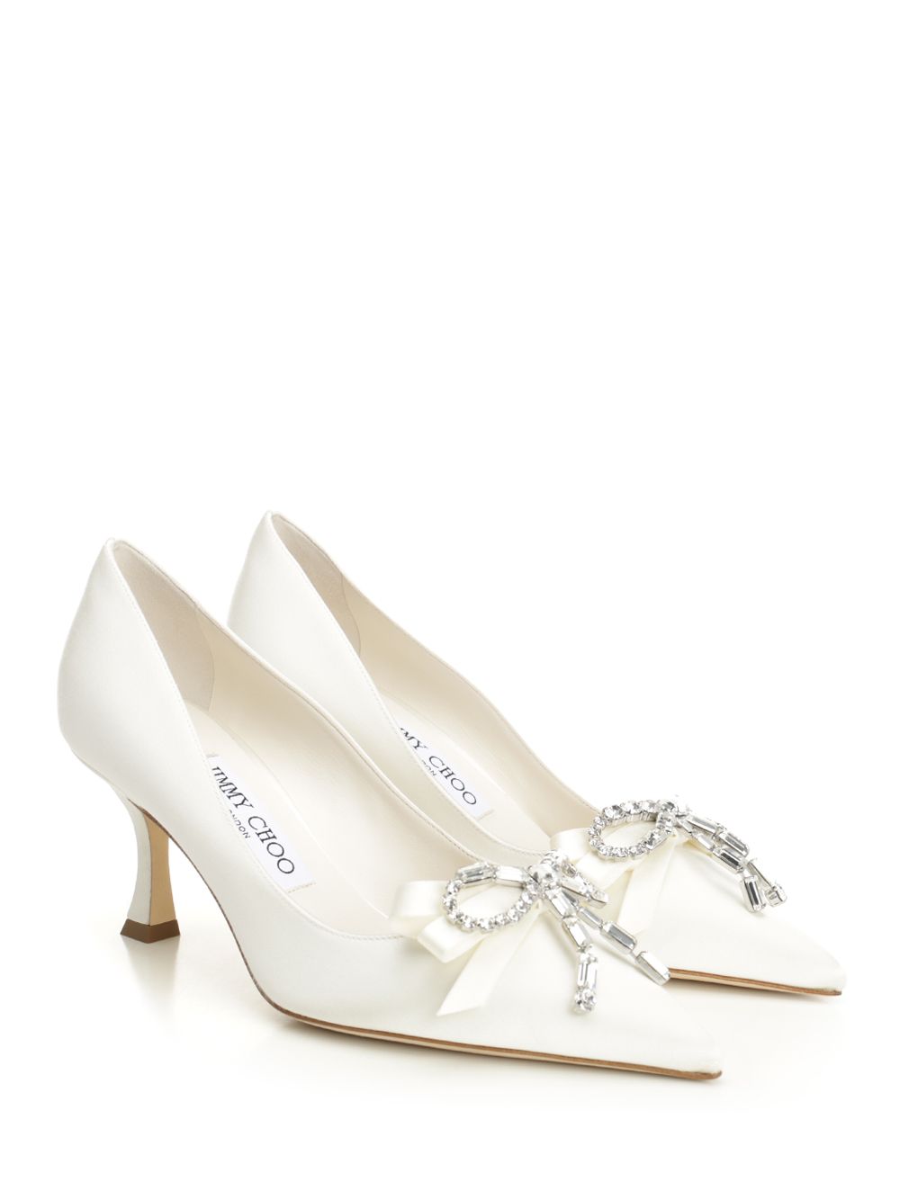 Jimmy Choo Auria 70 Décolleté Pumps - White | 631efa888e4dce64bbb7789a1391a9e8d4bec299