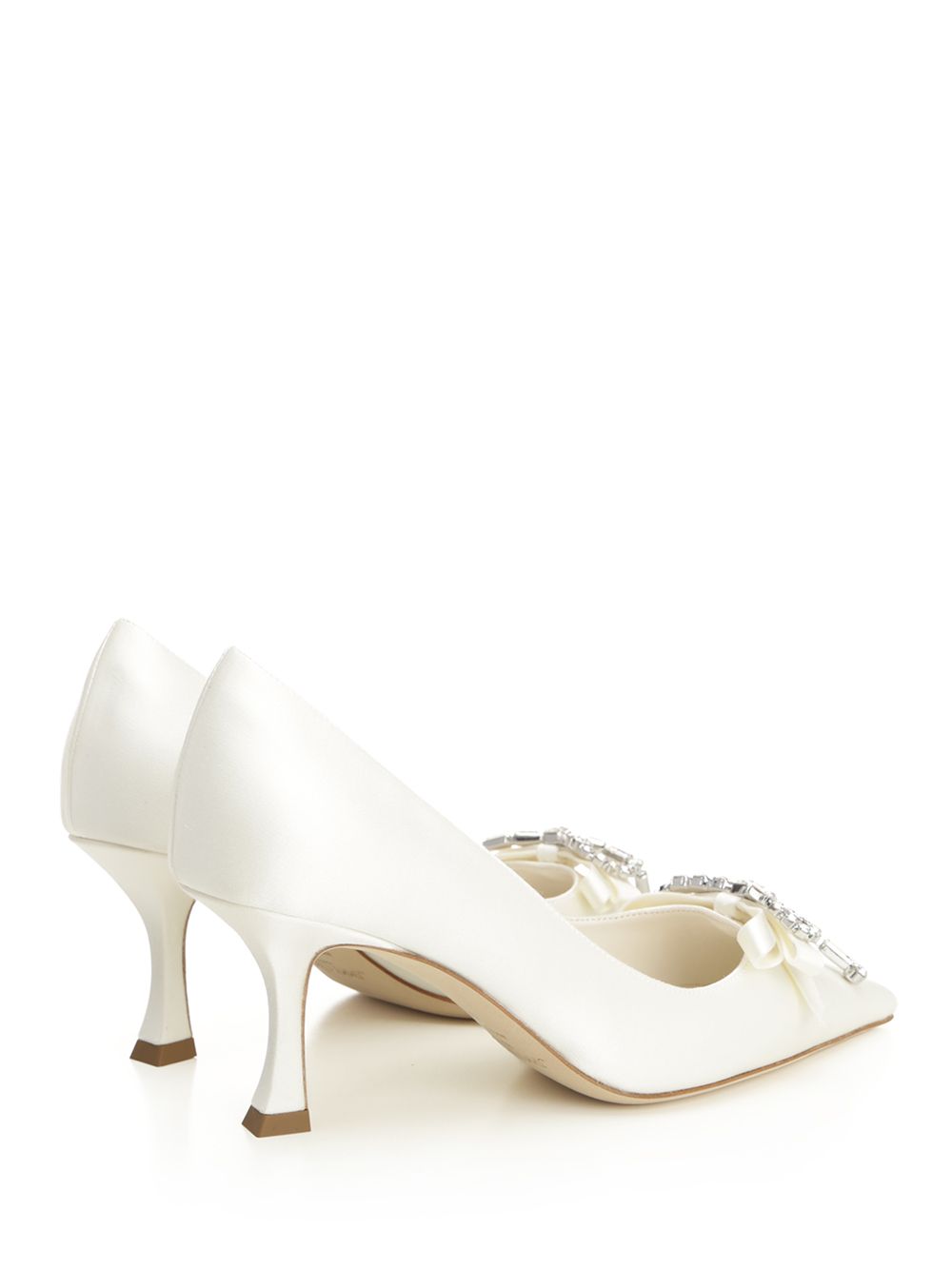 Jimmy Choo Auria 70 Décolleté Pumps - White | bf30358b59b687a858b60f86517b2f1fea520046