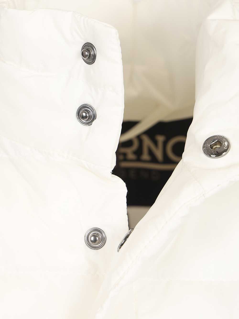 Herno Padded Vest Coats - White | 96b0fc30ad685d304547b228ba050a1a1426ac90