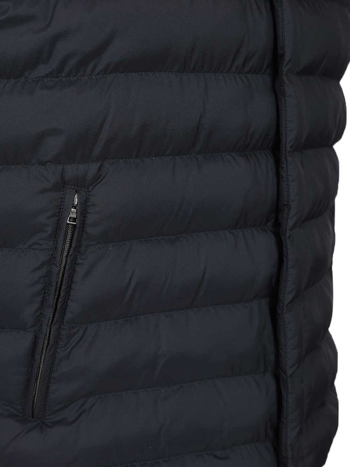 Herno Padded Vest Coats - Blue | 40826e00c7379f599b8472207b47d573f8cfab59