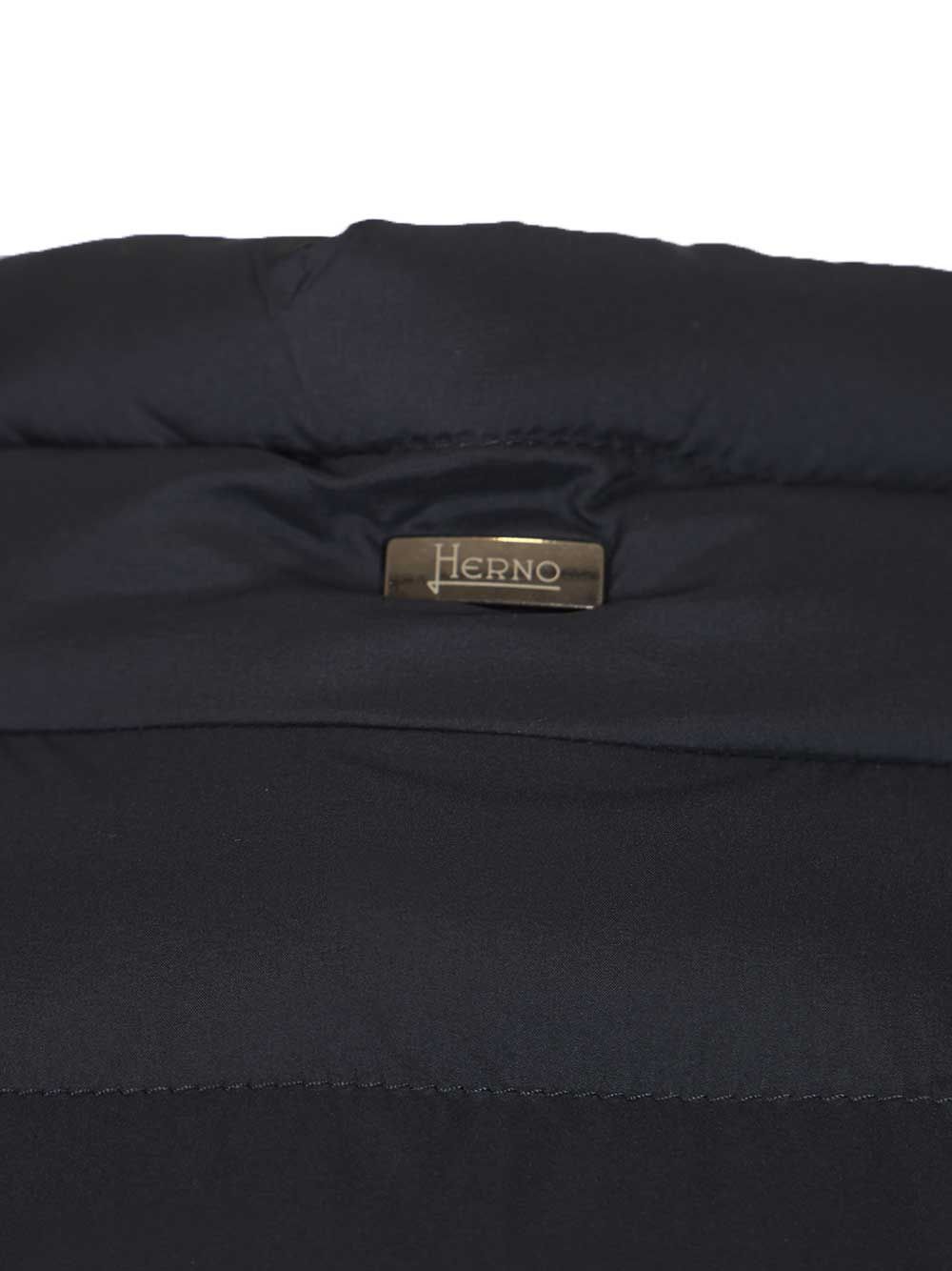 Herno Padded Vest Coats - Blue | cc21a53e28e3304091cfdbc61967af5530c4a908