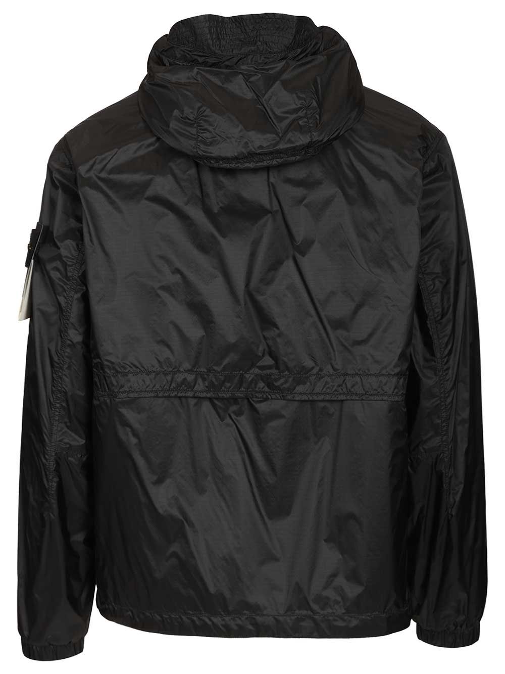 Stone Island Ripstop Nylon Hooded Jacket Jackets - Blue | 0bec2a475cd96261d113f5d8ccc551adbb0048b2