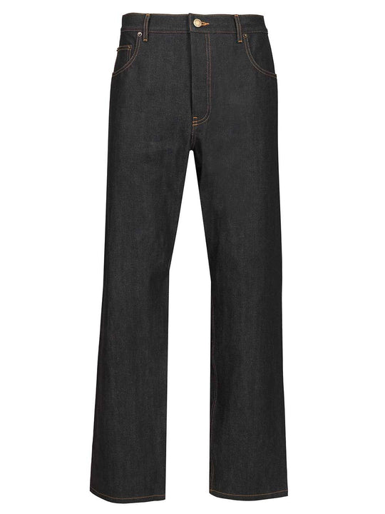 Selvedge Denim Pants Jeans Blue