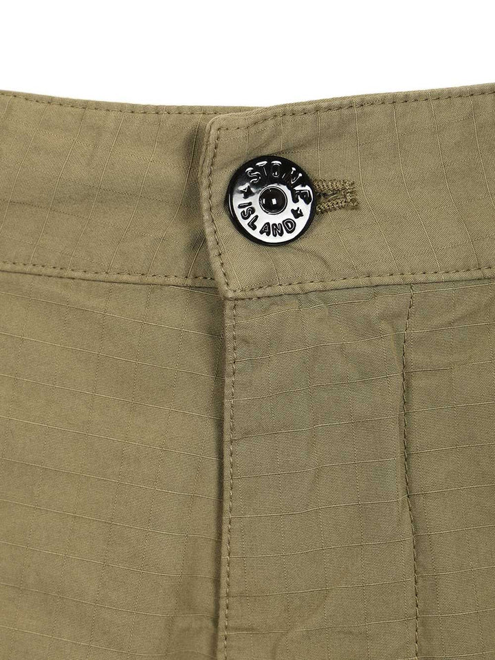 Stone Island Organic Cotton Ripstop Chino Trousers - Green | aaf9f3c687f37b260f1ff8d3f4391d302365427b