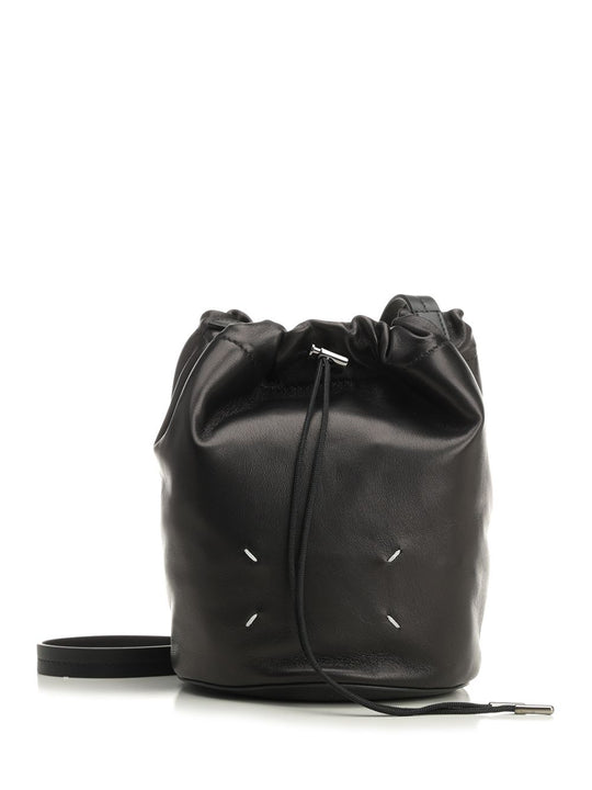 Drawstring Pouch Bag Crossbody Bags Black