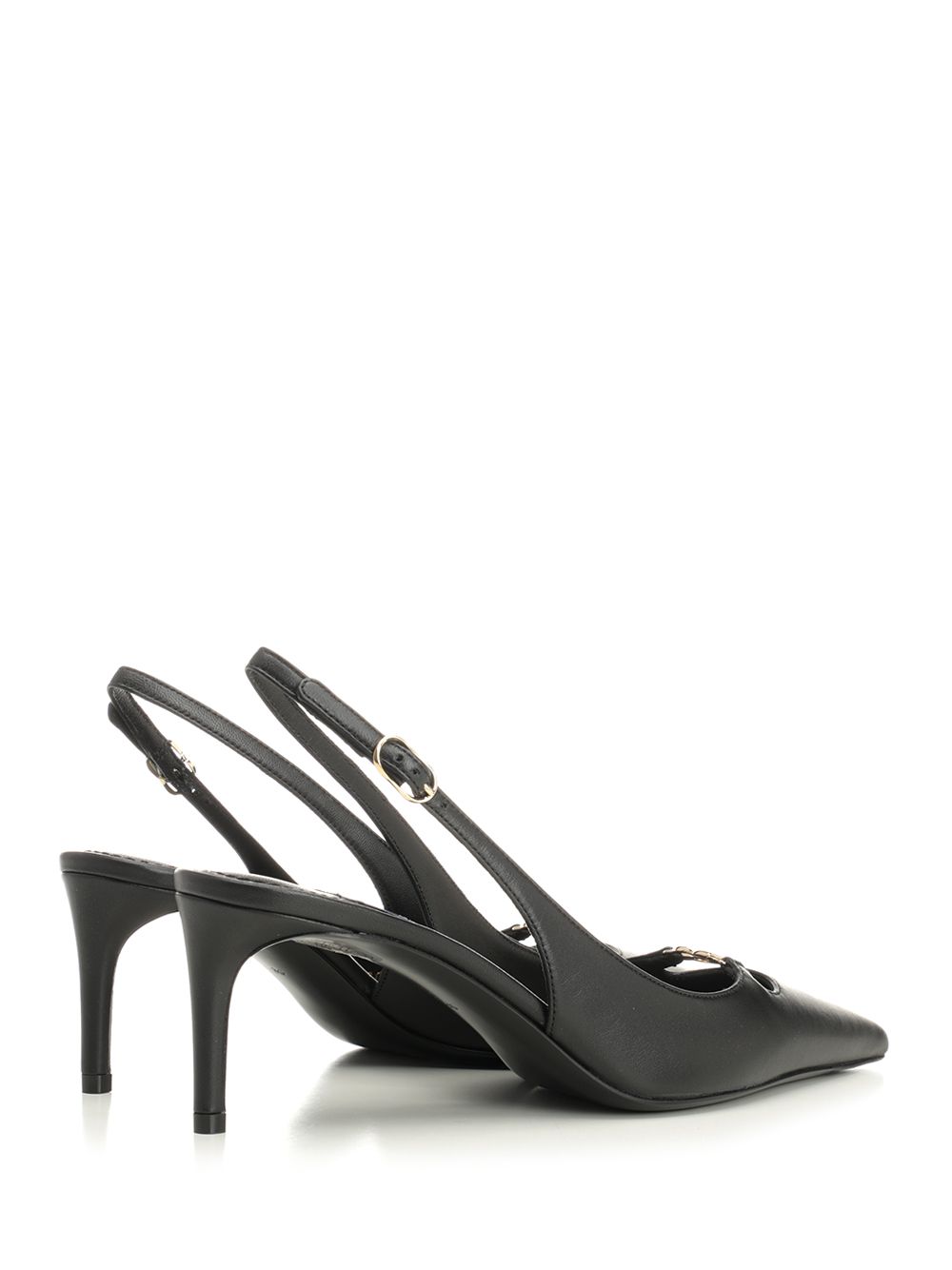 Dolce & Gabbana Slingback In Nappa Pumps - Black | 048bdf86b86698beb4372cab005aefbfa965a30c
