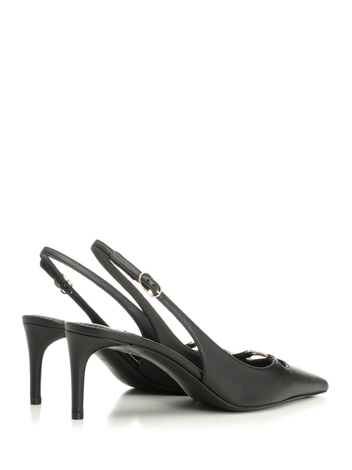 Dolce & Gabbana Slingback In Nappa Pumps - Black | 048bdf86b86698beb4372cab005aefbfa965a30c