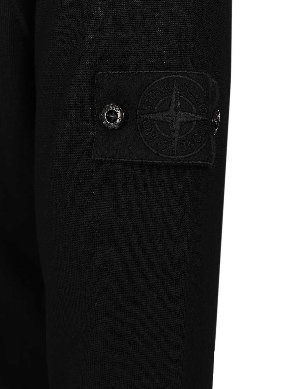 Stone Island Crew Neck Sweater Knitwear - Black | bb8cecbfbee7e4a0713f2d69b72c660ddd7a8339