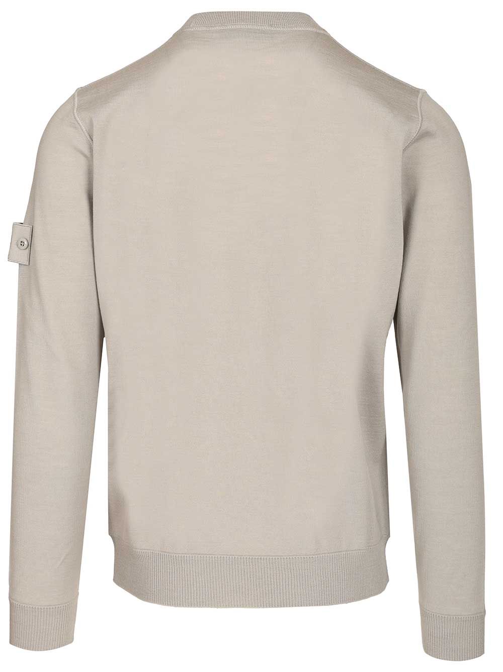 Stone Island Crew Neck Sweater Knitwear - Grey | cb6a2dd64ae44adbd9ee4612795e331d906b6172