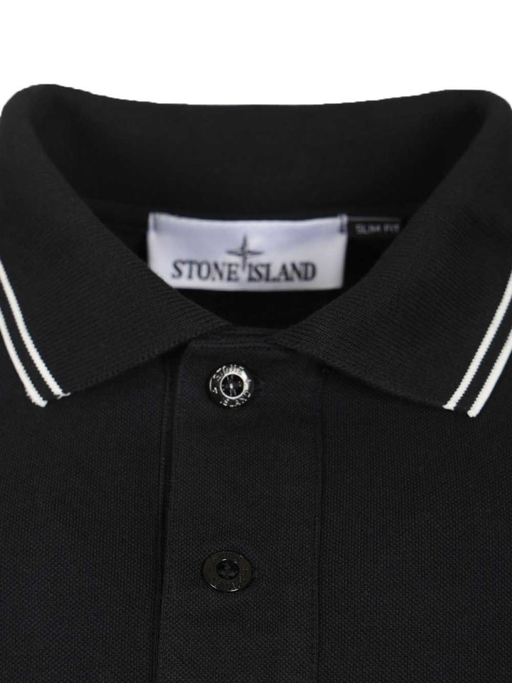 Stone Island Organic Cotton Polo shirt - Blue | 7d62c753551be46b84bb5af922c858a643ee0467
