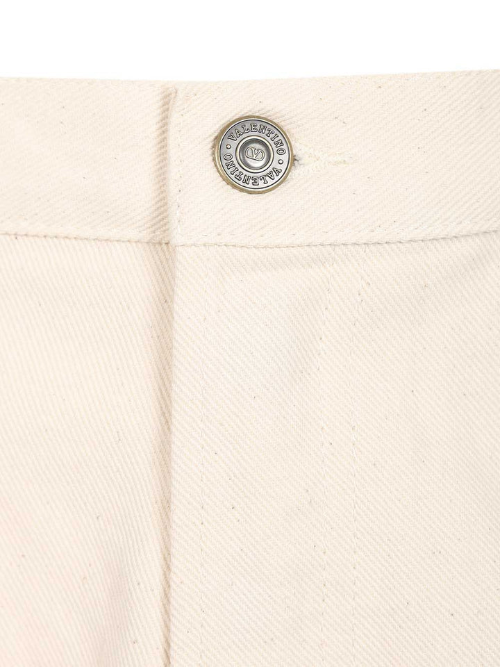 Valentino Garavani Vlogo Jeans - White | 8cfa47fc562c03edae9c18040c63825fae1cf479