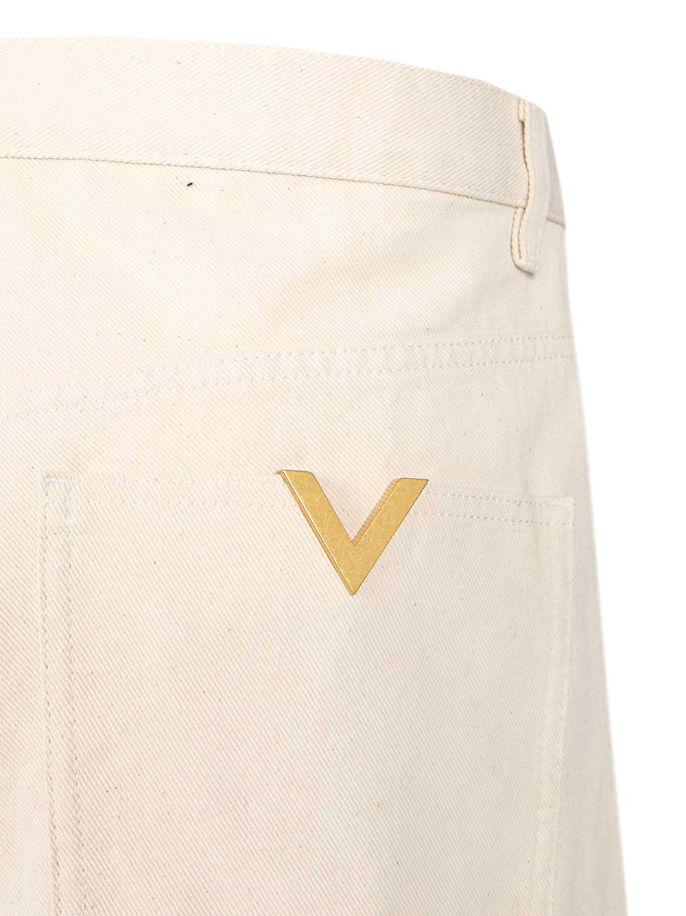 Valentino Garavani Vlogo Jeans - White | 9688a68c83c5ec7c256a2c348f3ea985753eedbc