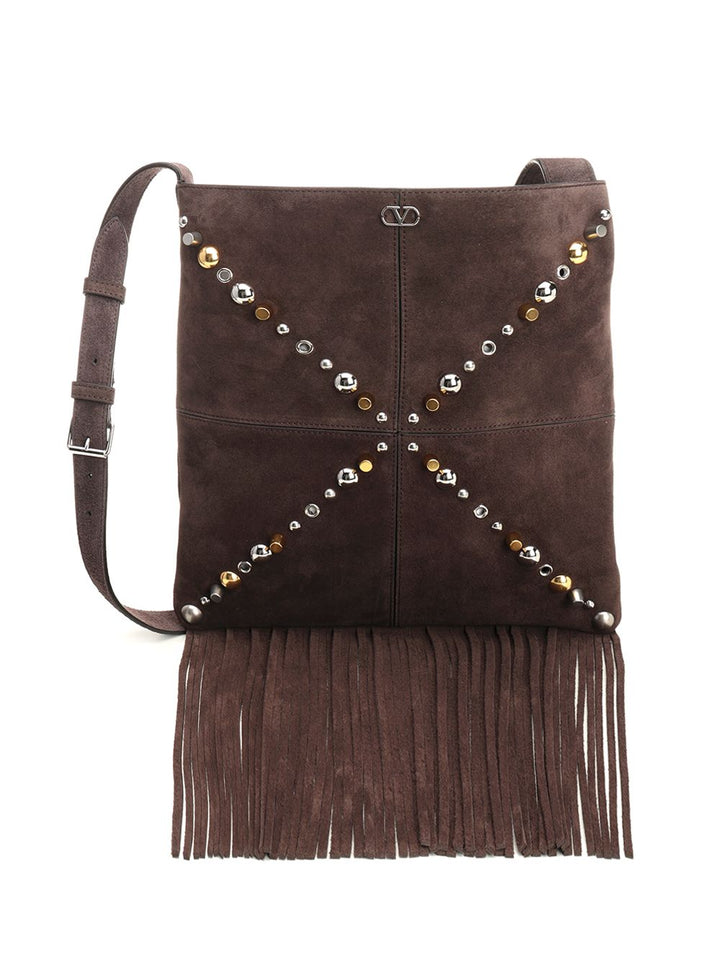 Valentino Garavani Nellcôte Shoulder Bags - Brown | ed2b54f19753694f14614d2befbbee23e6b377c4