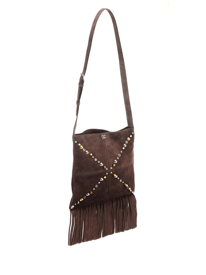Valentino Garavani Nellcôte Shoulder Bags - Brown | 31848d6002d6e954145fbed5d017706aca1d9ed1