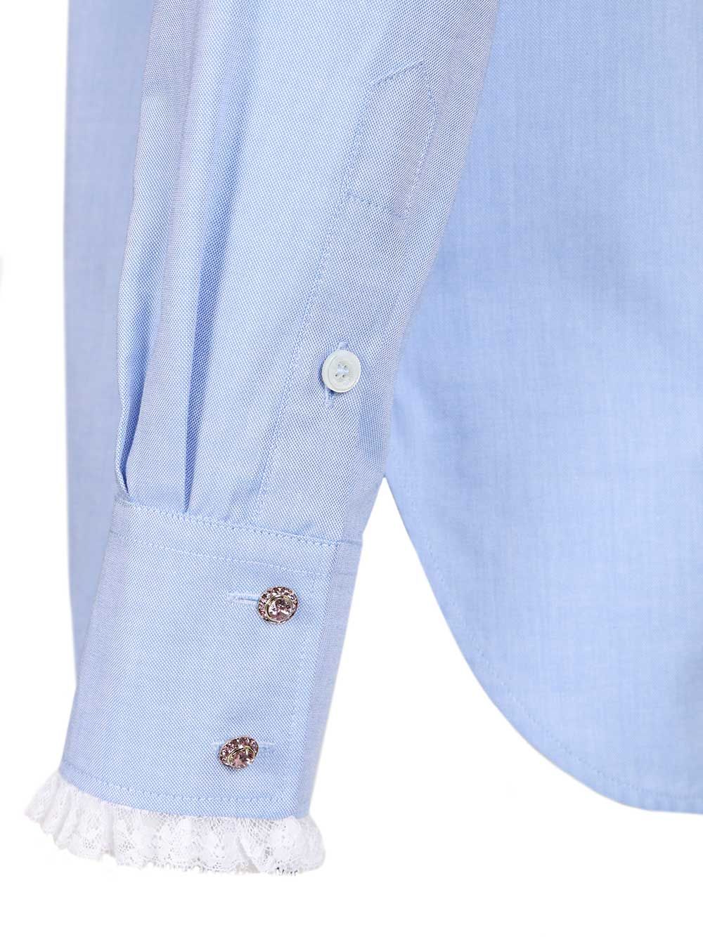 Valentino Garavani Oxford Cotton Shirt Shirts - Light blue | 8bc03d99d6db373c6cdb866d781a13f42ef69741