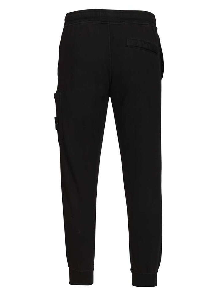 Stone Island Fleece Jogger Pants Trousers - Black | 1823d00c6acf3a8e577723cd6b853f85c2ce415e