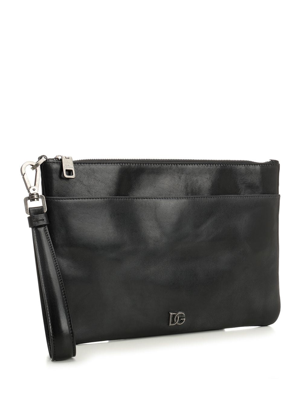 Dolce & Gabbana Tempesta Calfskin Toiletry Bag Small leather goods - Black | d8ce9c94f31be17e76711afa7e19b970d391ad01
