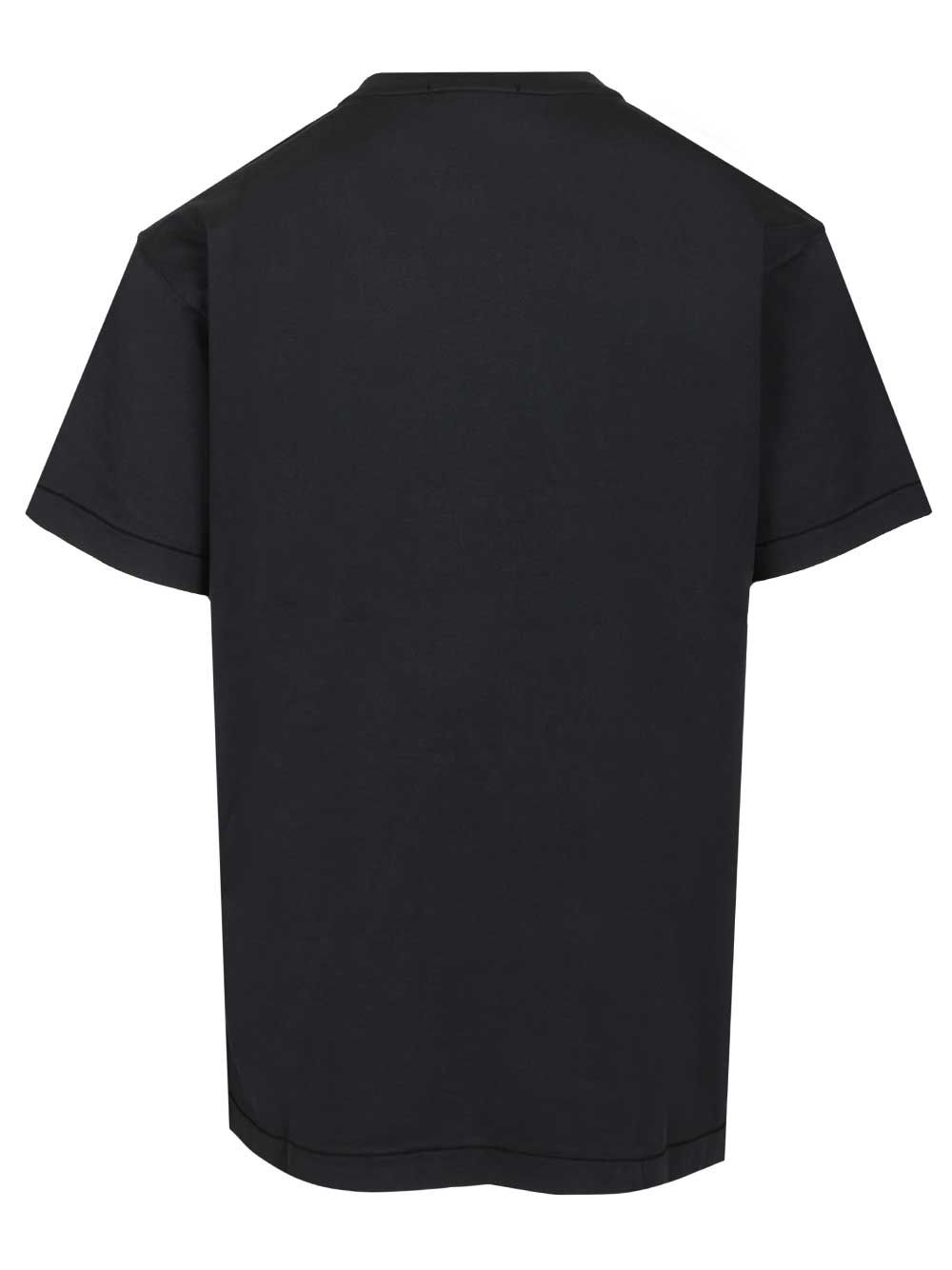 Stone Island Cotton Jersey T-Shirt - Blue | d67309a8f1a47e1580c857a62e48d584116ef596