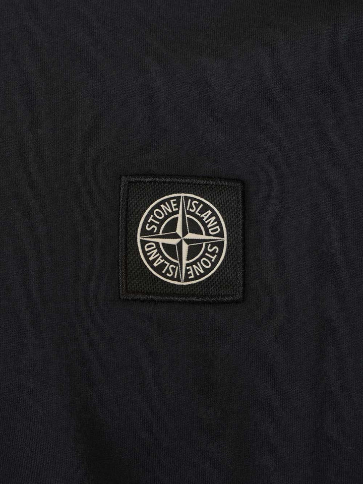 Stone Island Cotton Jersey T-Shirt - Blue | 456061af461818dbd1718f68c39d97e631dcac9d