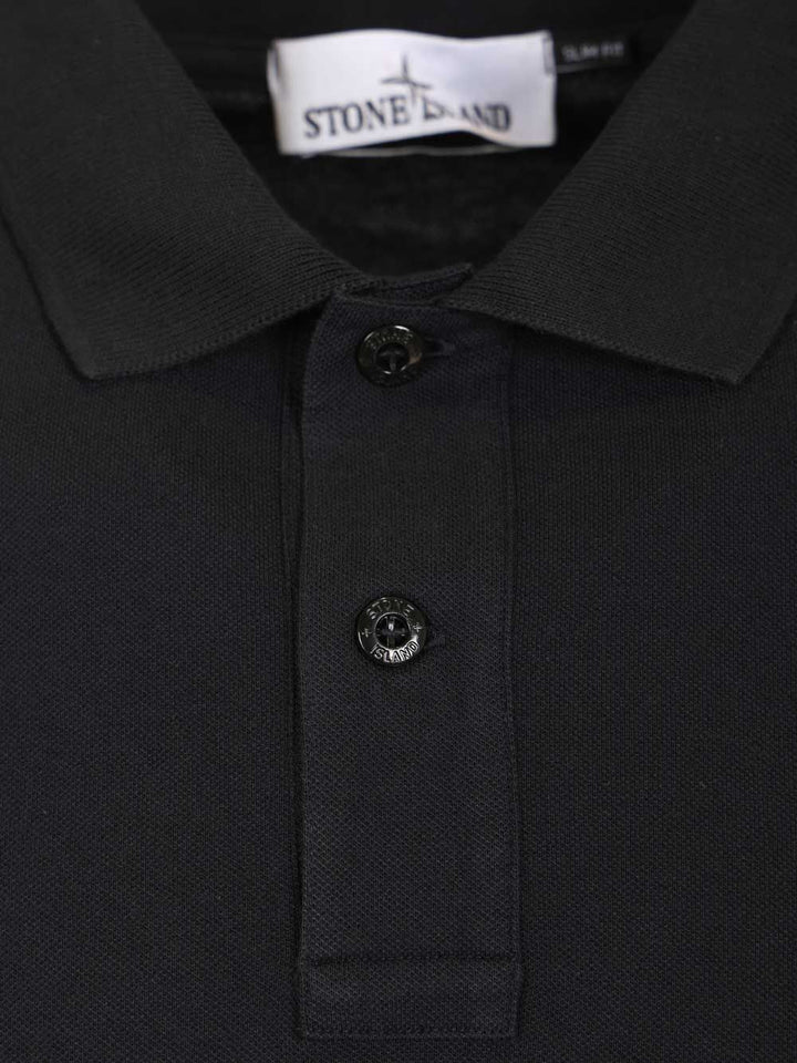 Stone Island Cotton Short-Sleeved Polo shirt - Blue | f79ac37724f7cad0fce812a43a22d7ed64d612c5