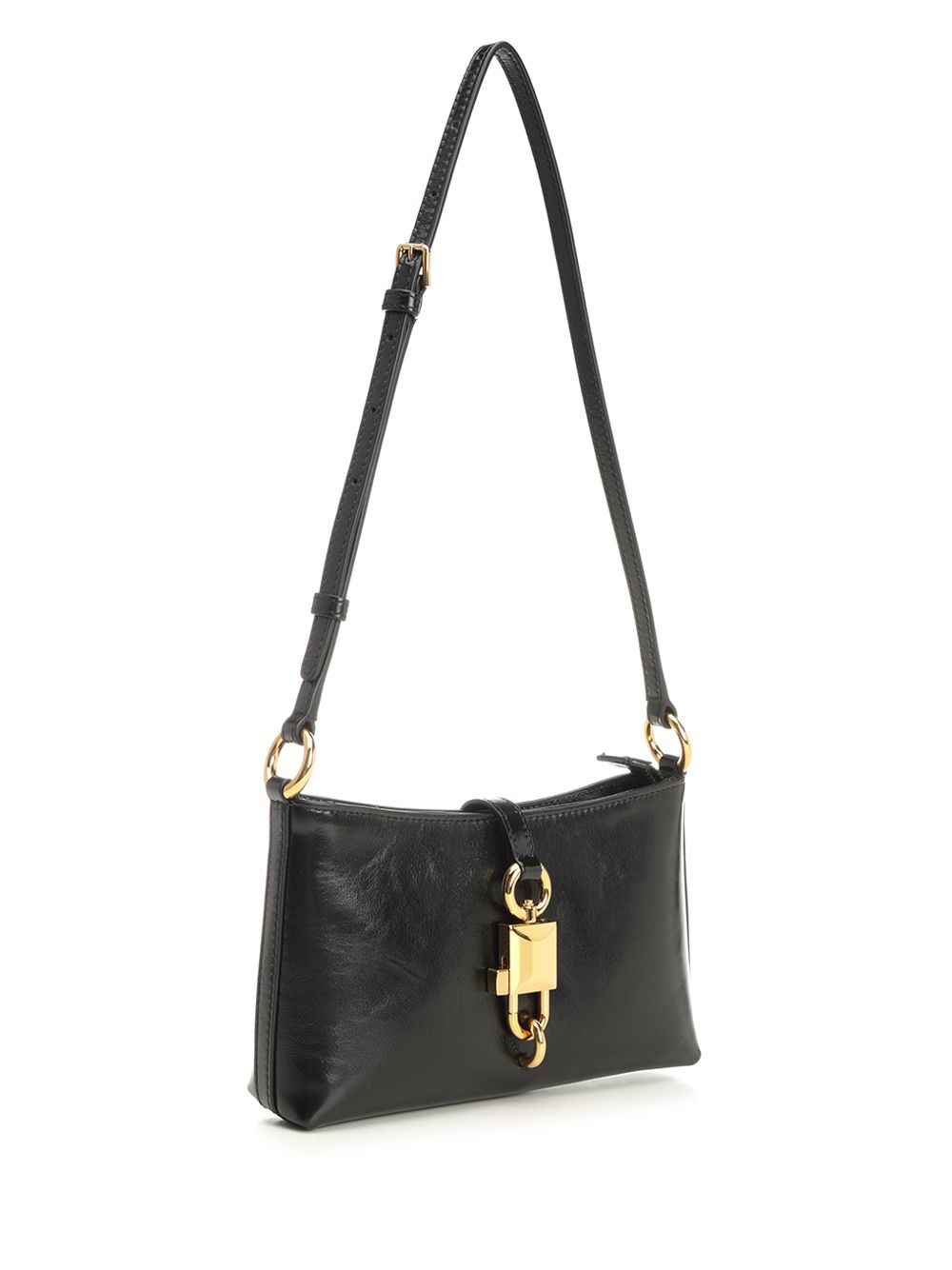 Dolce & Gabbana Lock Shoulder Bag Shoulder Bags - Black | bbc1b45e78c3a530014551bd9a9924cd57711a20