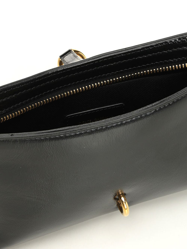 Dolce & Gabbana Lock Shoulder Bag Shoulder Bags - Black | 2aab09ba0f4baa8466c4a14850220bc61946b121