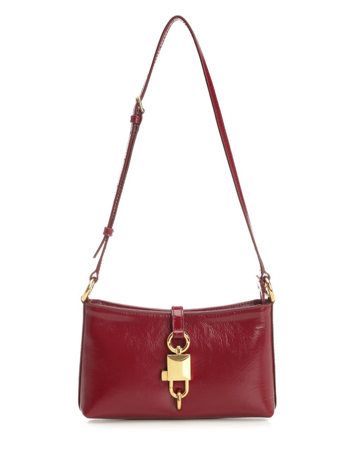 Dolce & Gabbana Lock Shoulder Bag Shoulder Bags - Bordeaux | 20f7ac80e10c16d5d3059334b3ac4d46b5b4346f