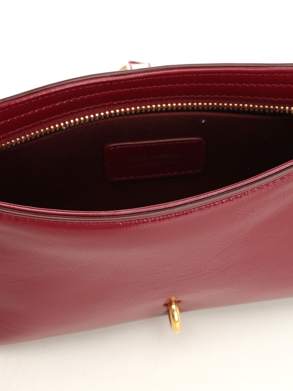 Dolce & Gabbana Lock Shoulder Bag Shoulder Bags - Bordeaux | 06cff7ada6c39b87e08504ceb0db8e350cec8d76