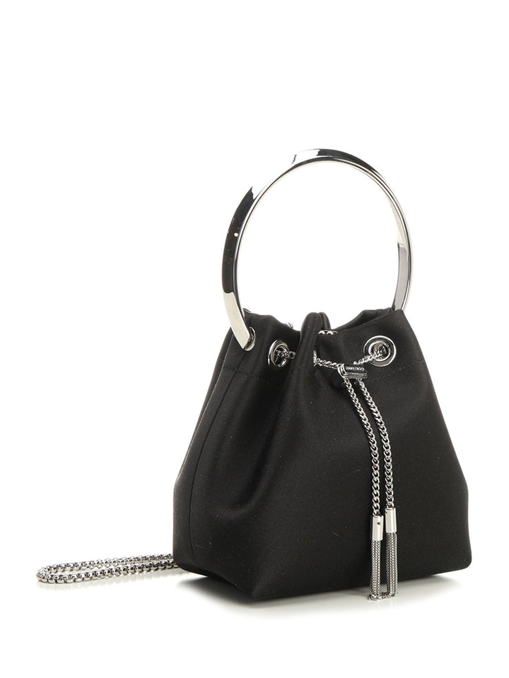 Jimmy Choo Bon Bon Handbags - Black | 684cbca26164ea5e66e3c4d55b38da37ad2abf10