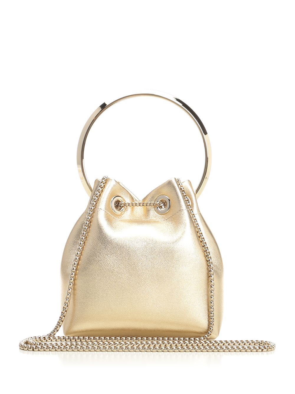 Jimmy Choo Bon Bon Handbags - Gold | 27740214d79d64e32ae1c31c45a6f09c5aa7b70a