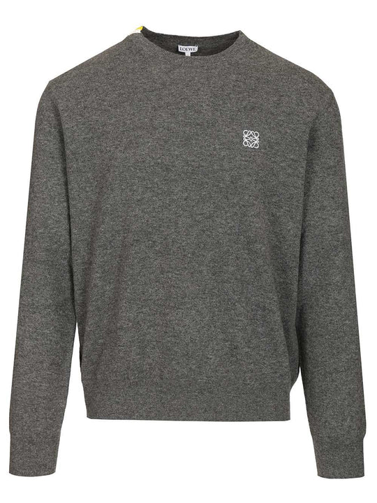 Wool Sweater Knitwear Grey