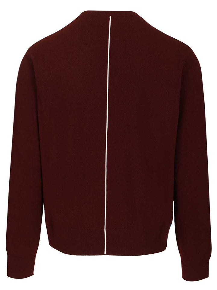Loewe Wool Sweater Knitwear - Bordeaux | f8277e902371b9a3e6caa453c119a0c5c3b37bb1