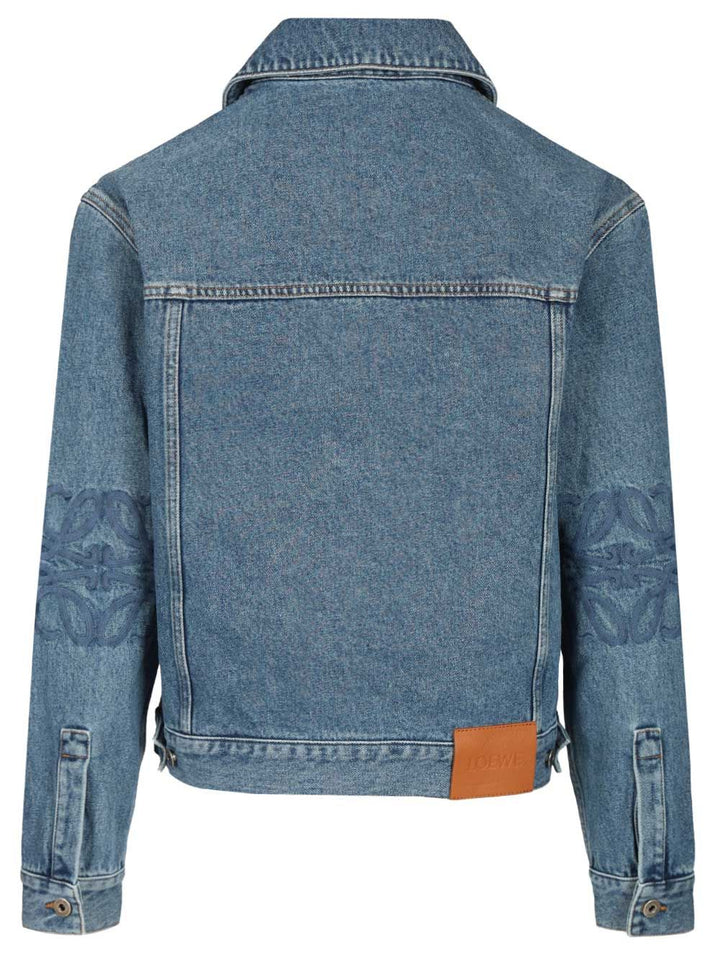 Loewe Anagram Denim Jacket Skirts - Blue | da9f7dbc4fecc1079978706aecebb89d3bd9a38d