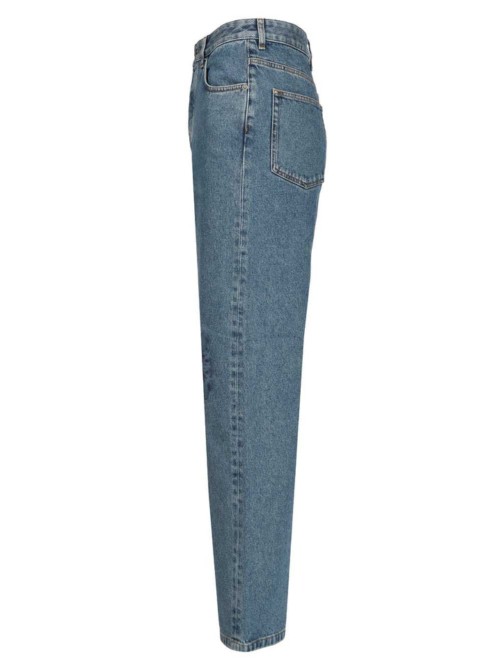 Loewe Anagram Baggy Jeans - Blue | da4e093a2f0091452a8c447dd69112e0ae078dc3