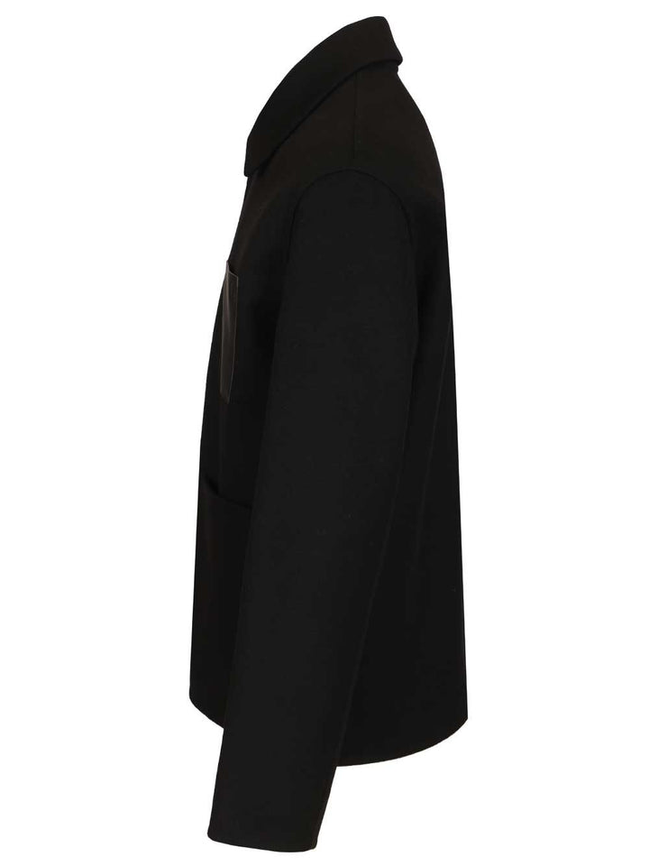Loewe Wool And Cashmere Workwear Jacket Jackets - Black | 6a2309ab93e0a33a2373f901e5bef922022d265e