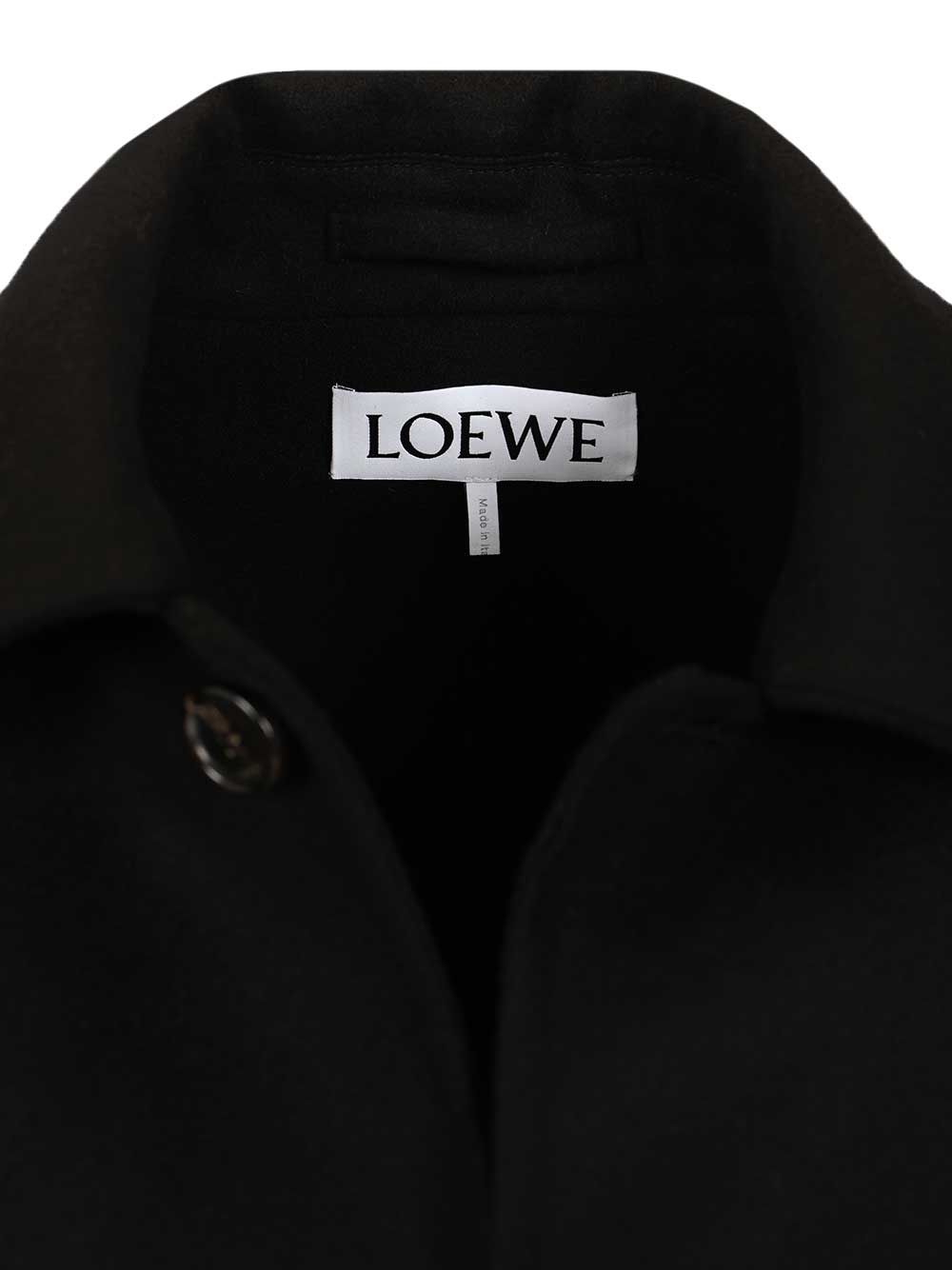 Loewe Wool And Cashmere Workwear Jacket Jackets - Black | 7e94db4f30a2e8fec10dc548642c6aa63647ccba