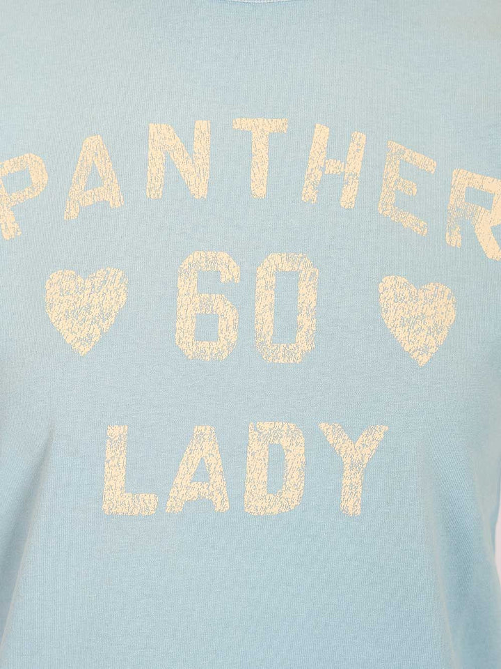 Valentino Garavani Panther T-Shirt - Light blue | 378c70f7884f4ad40b013b3fe1468c4043d3f2f5