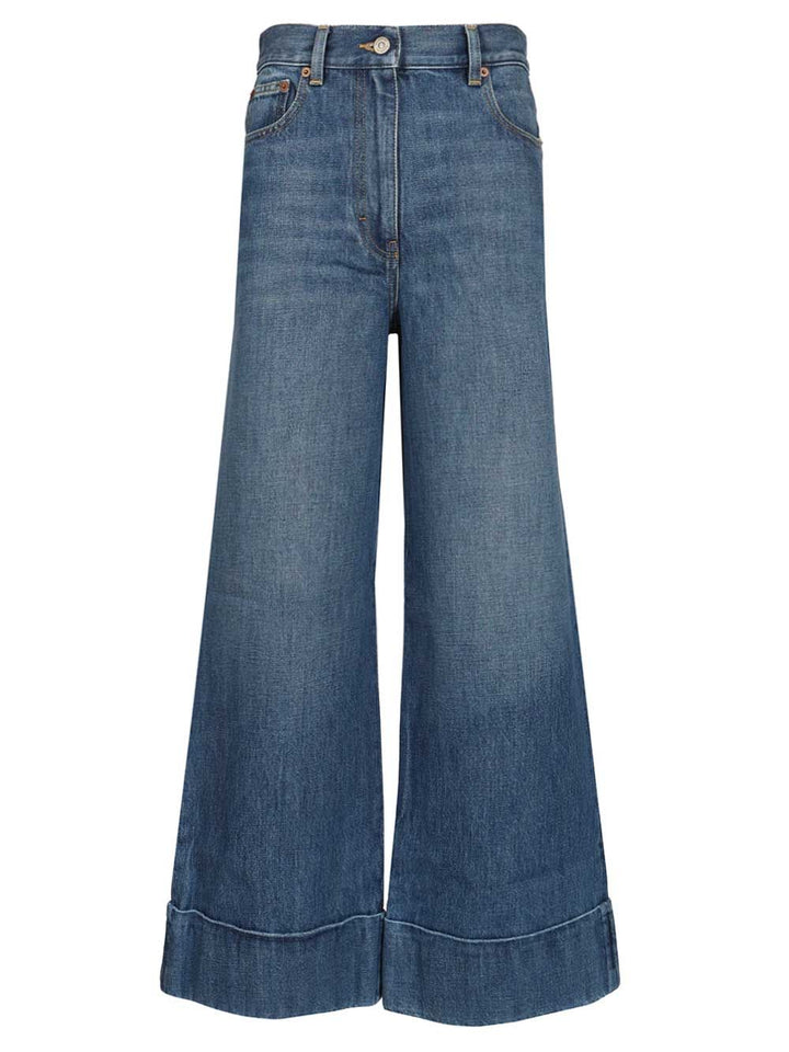 Valentino Garavani Denim Trousers Jeans - Blue | fe133e707755858048f7d418a63e18d0b567631d