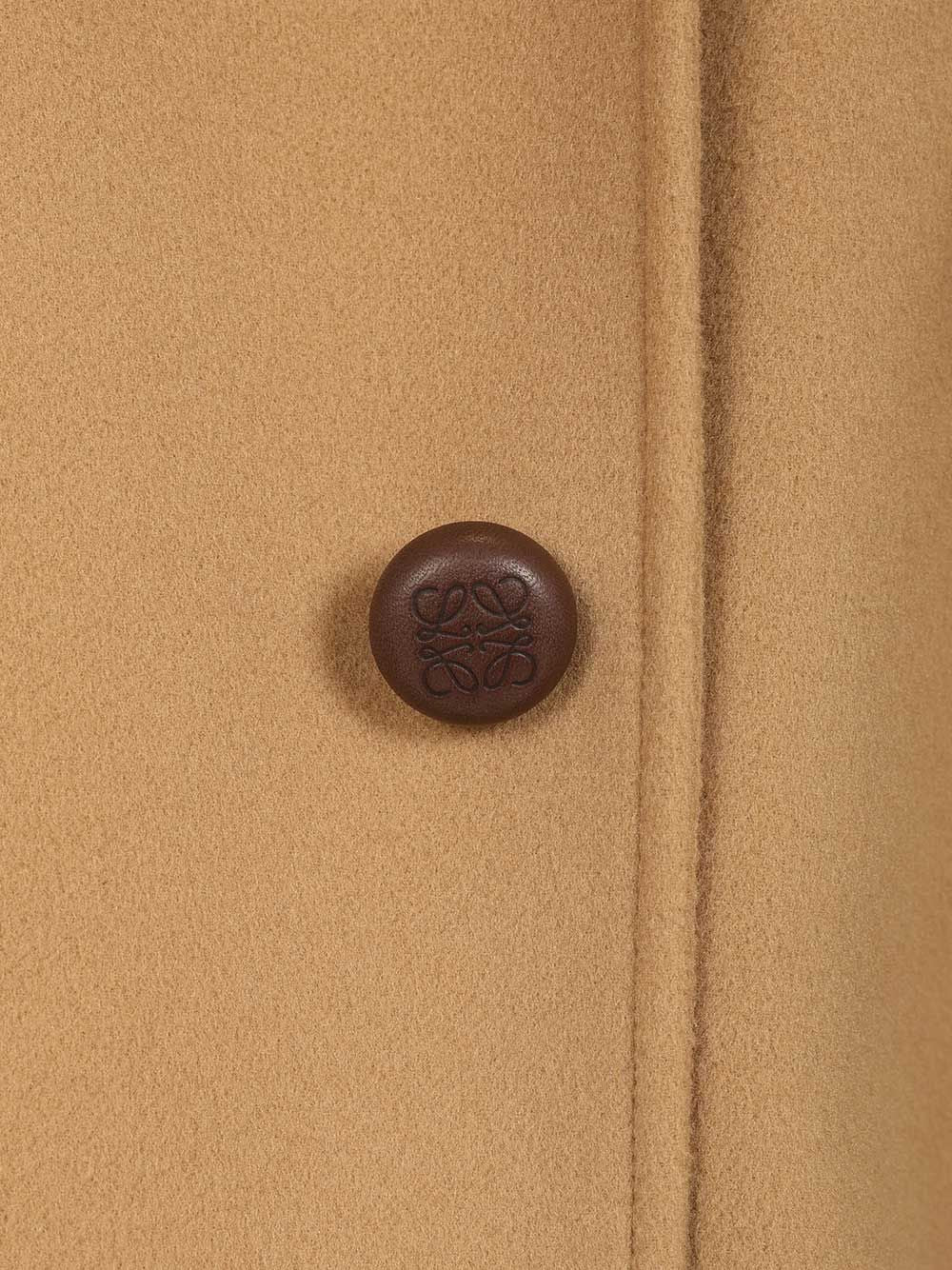 Loewe Short Wool Coat Coats - Beige | 4dbdce7d2d6c1eb9d9b16f4dba2a1f45b41c31d2