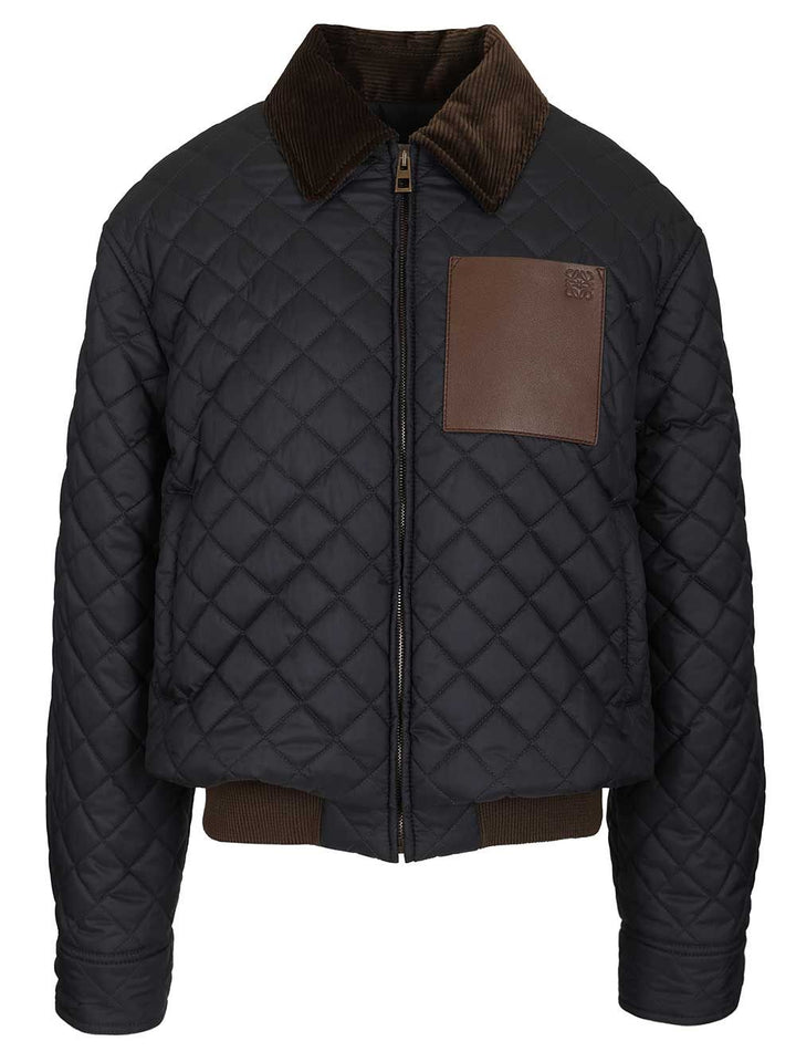 Loewe Short Jacket In Technical Fabric Jackets - Blue | 11e1b9f2e58d532e130082eb69fe9f5ad82bcbd2