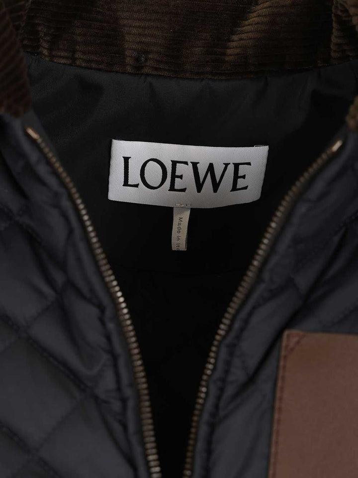 Loewe Short Jacket In Technical Fabric Jackets - Blue | 275ca90635143e4410bd100d7287ba6f59b96446