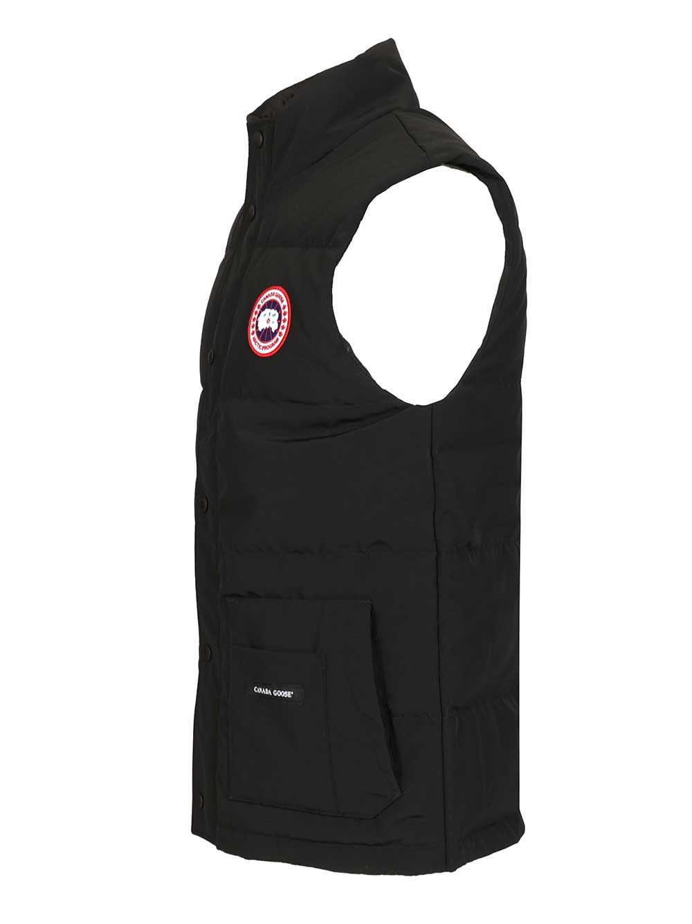 Canada Goose Freestyle Crew Vest Jackets - Black | 7b63ba38811ed8c0599b4e0d1253121751b3b2a4