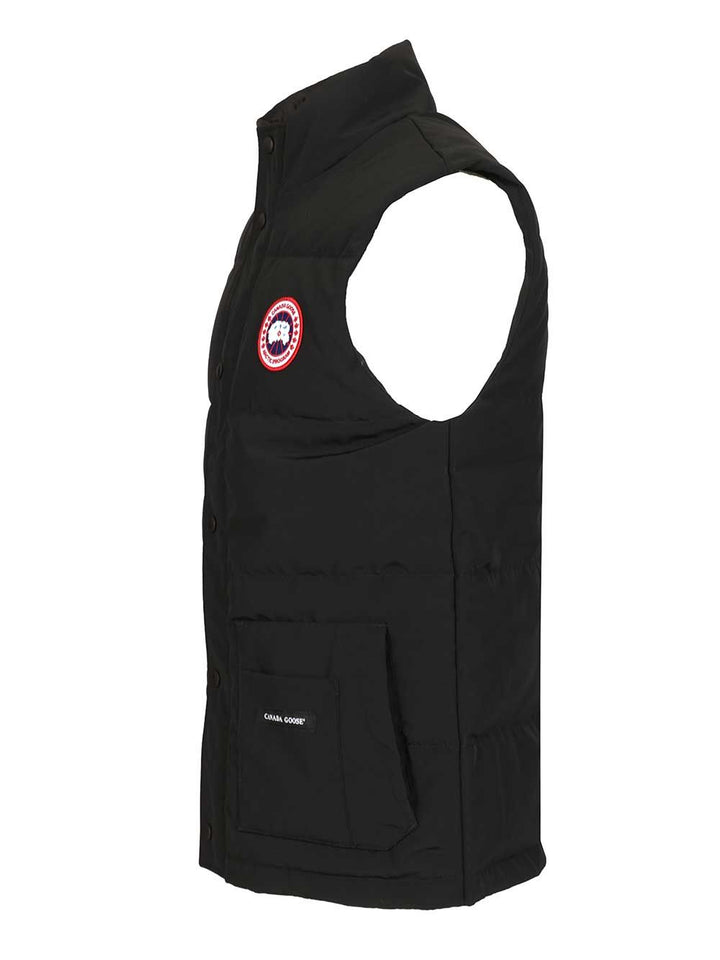 Canada Goose Freestyle Crew Vest Jackets - Black | 7b63ba38811ed8c0599b4e0d1253121751b3b2a4